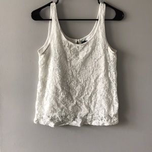 White lace top